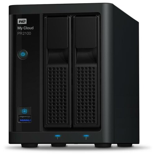 Сетевой накопитель WD My Cloud Pro PR2100 WDBVND0000NBK-EEUE 0ГБ nondrive 3,5