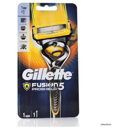 Gillette станок FUSION Proshield Flexball (Станок + 1 кассеты)