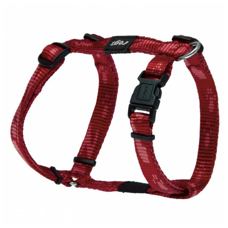 Rogz Шлейка серия Alpinist, размер S (23-37см), ширина 1,1см, красный (H-HARNESS) SJ21C | H-HARNESS, 0,08 кг