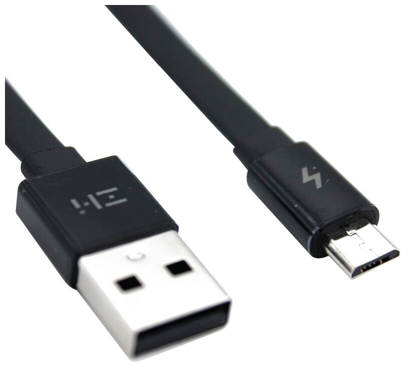Кабель Xiaomi ZMI AL600 USB - MicroUSB 100cm Black - фото №2