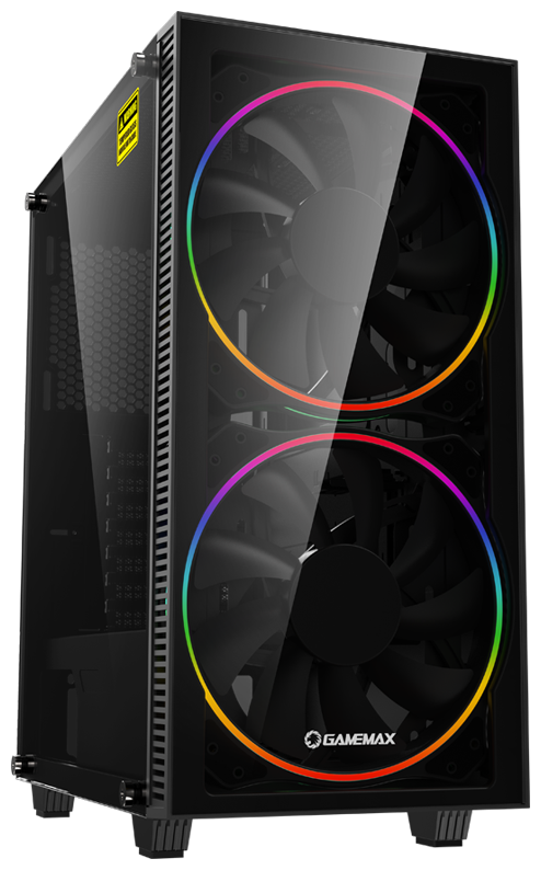 Компьютерный корпус, без блока питания ATX GameMax Black Hole - фото №1