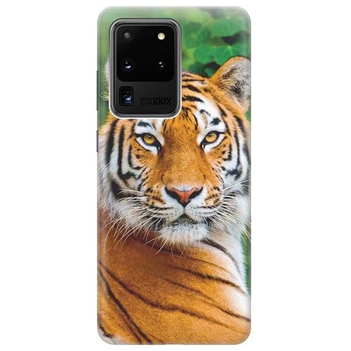 фото Чехол - накладка artcolor для samsung galaxy s20 ultra с принтом "портрет тигра" re:pa