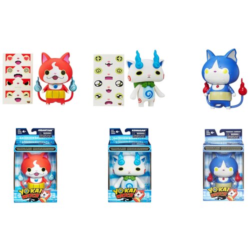 Yo-kai Watch Фигурка Komasan с наклейками, цвет белый B6593/B6047