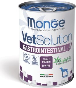 Фото Влажный корм Monge VetSolution Dog Gastrointestinal Гастроинтестинал для собак при заболеваниях ЖКТ 1 шт. х 400 г