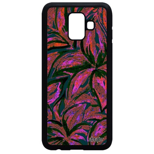 фото Чехол для мобильного samsung galaxy a6 2018, "цветочный узор" лепестки магнолия utaupia