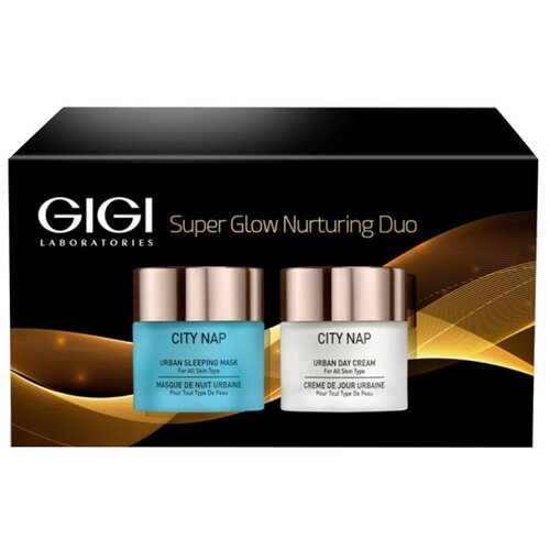 GiGi City Nap Super Glow Nurturing Duo Набор ухаживающих средств для лица, 2*50 мл.