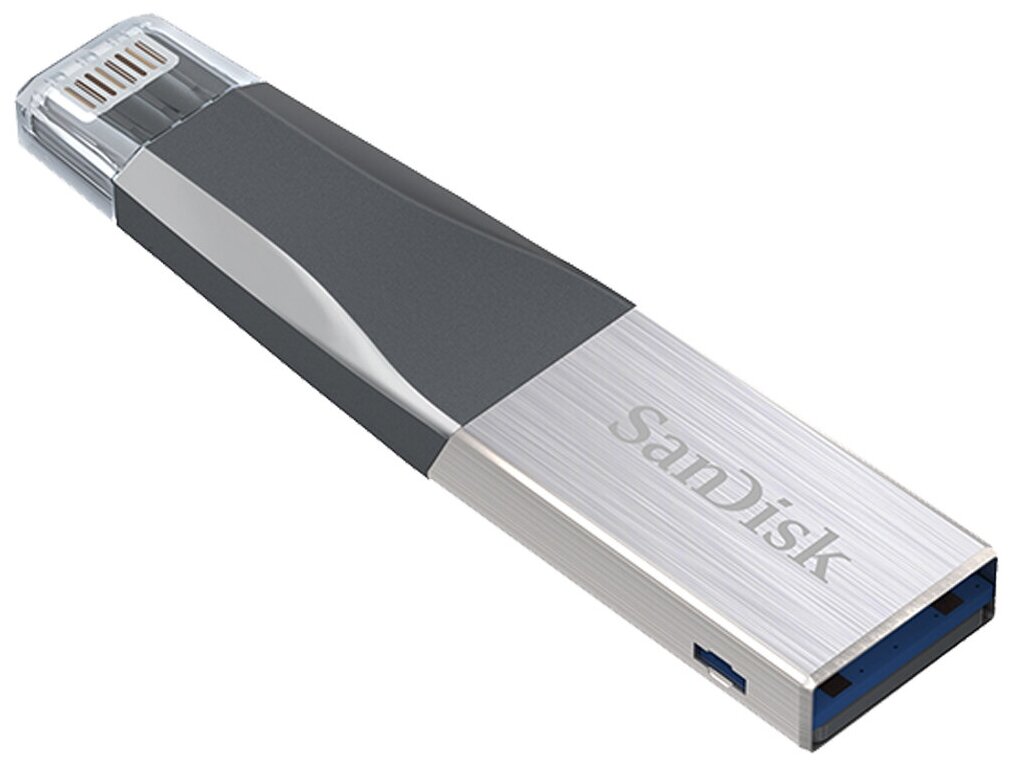 Флеш накопитель 16GB SanDisk iXpand Mini SDIX40N-016G-GN6NN,Mini USB3.0/Lightning