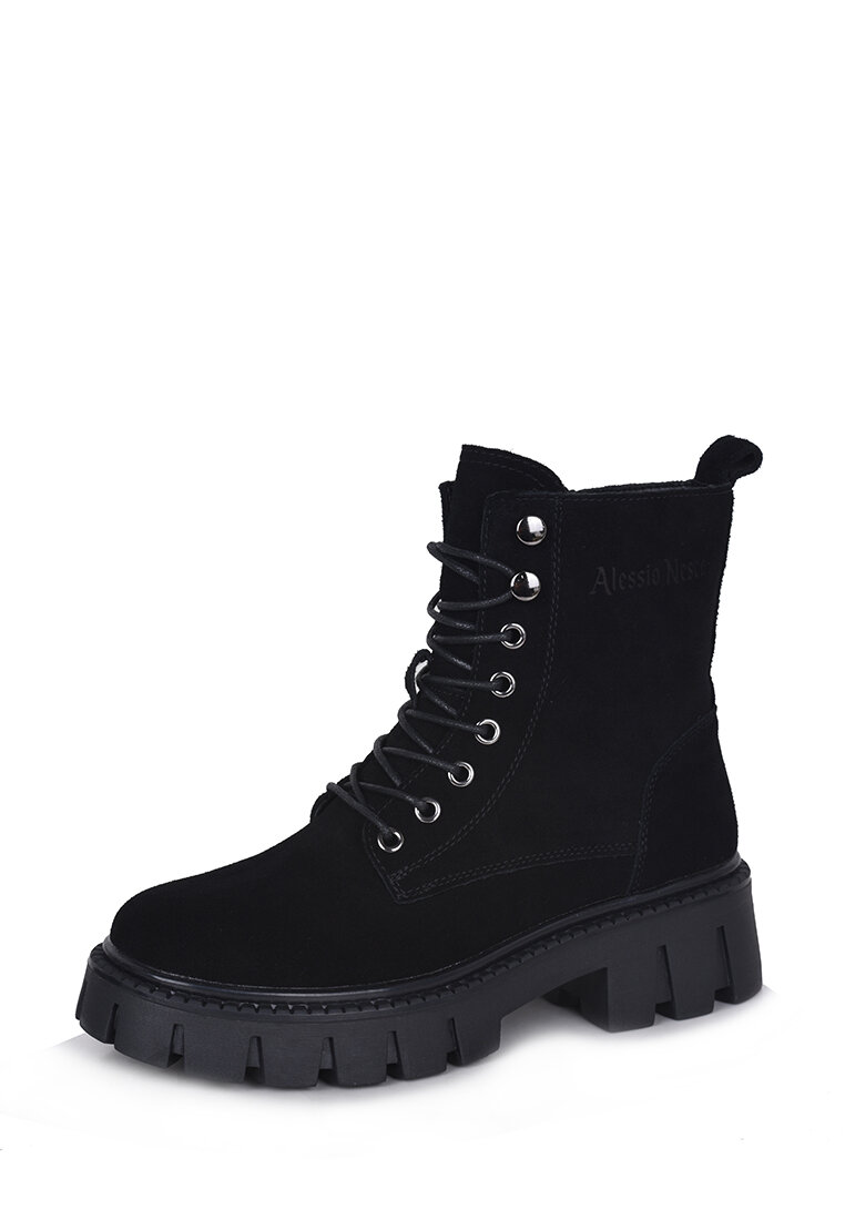 Ботинки Alessio Nesca, демисезонные, натуральная замша, полнота G, размер41, черный — купить в интернет-магазине по низкой цене на Яндекс Маркете