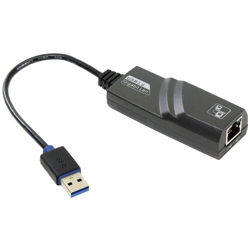 Кабель-переходник VCOM USB 3.0 (Am) - LAN RJ-45 Ethernet 1000 Mbps, Aluminum Shell, (DU312M)