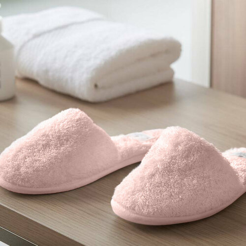 Тапочки Yves Delorme, размер 42, розовый