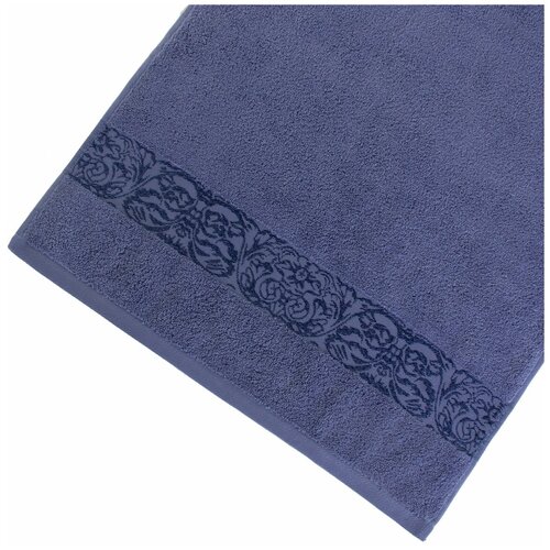 фото Arya полотенце микро коттон jewel для рук 30х50 см темно-голубой