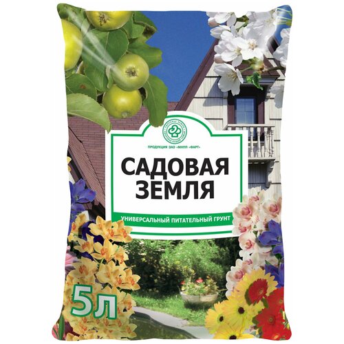 Грунт ФАРТ Садовая земля Terra Vita, 5 л