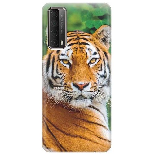 Чехол - накладка ArtColor для Huawei P Smart 2021 с принтом Портрет тигра чехол накладка artcolor для huawei p smart 2021 с принтом тигр купается