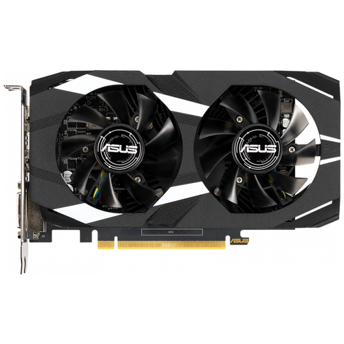 Видеокарта ASUS DUAL GeForce GTX 1650 4096MB (DUAL-GTX1650-4G), Retail видеокарта asus dual geforce gtx 1650 mini oc 4gb dual gtx1650 o4gd6 mini retail