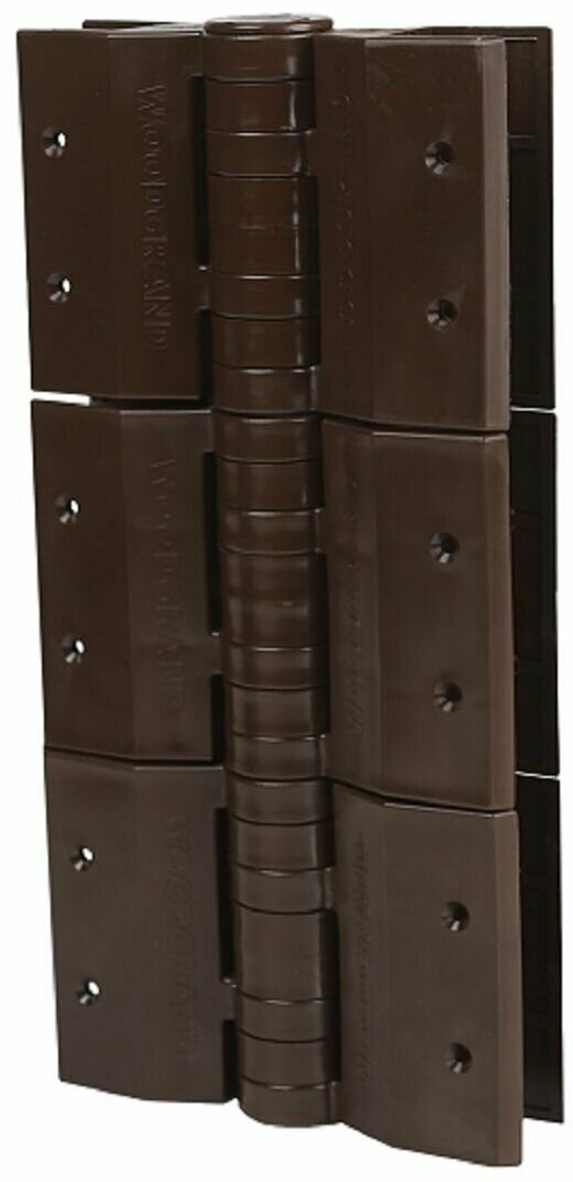 Шарнирные петли для грядки и клумбы 300х30 мм, комплект 2 шт., цвет коричневый - фотография № 6