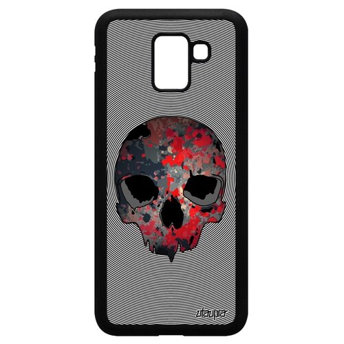 фото Чехол на мобильный galaxy j6 2018, "череп" скелет кость utaupia