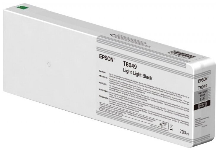 Картридж EPSON C13T804900 для SureColor SC-P6000 P7000 P8000 P9000 (Light Light Black) 700мл
