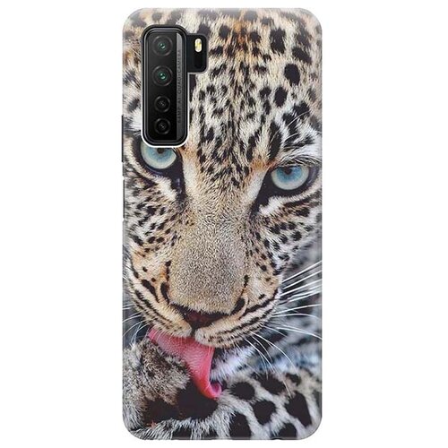 фото Ультратонкий силиконовый чехол-накладка для huawei nova 7 se / honor 30s с принтом gosso