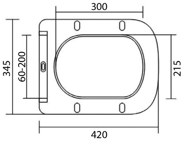 Чаша унитаза подвесная BelBagno SFERA-R BB046CHR с горизонтальным выпуском белый - фотография № 20