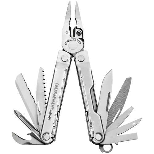 Нож многофункциональный LEATHERMAN Rebar (831557) серебристый