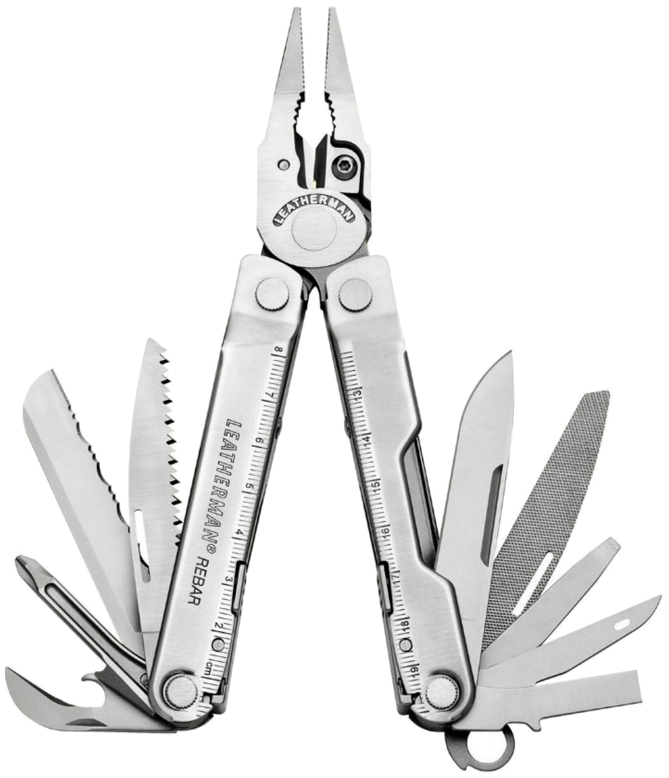 Мультитул Leatherman Rebar (831560) 101.6мм 17функций серебристый карт.коробка - фото №1