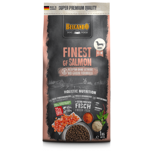 Сухой корм Belcando Finest Grain Free Salmon для собак - Вес 12,5 кг