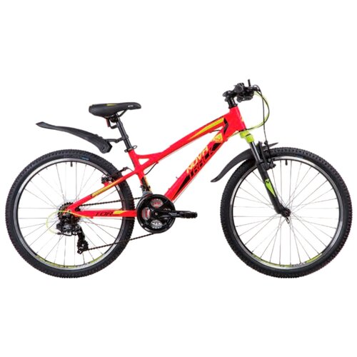 Горный MTB велосипед Novatrack Tornado 24 2020 красный 13 требует финальной сборки 2059000₽
