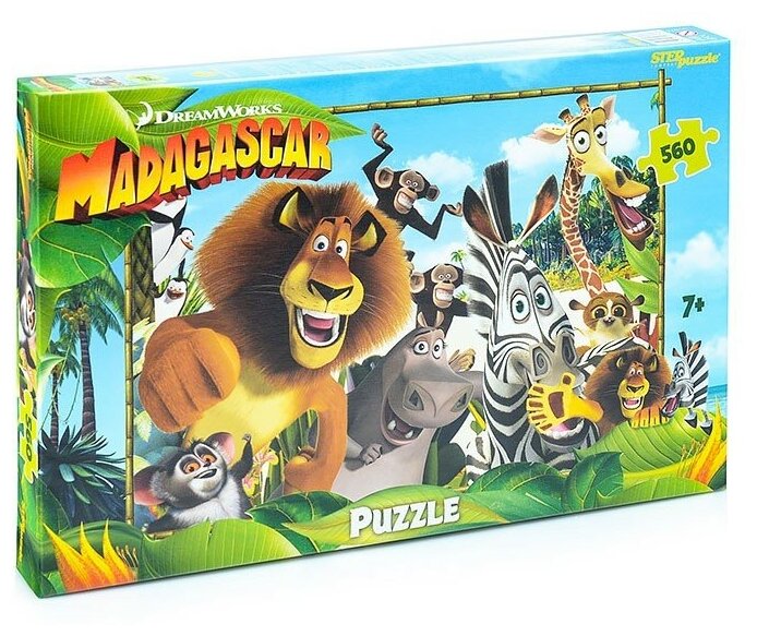 Мозаика "puzzle" 560 "Мадагаскар - 3" (97074) Степ Пазл - фото №5