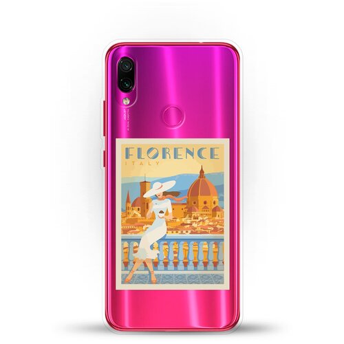 фото Силиконовый чехол флоренция на xiaomi redmi note 7 pro andy & paul