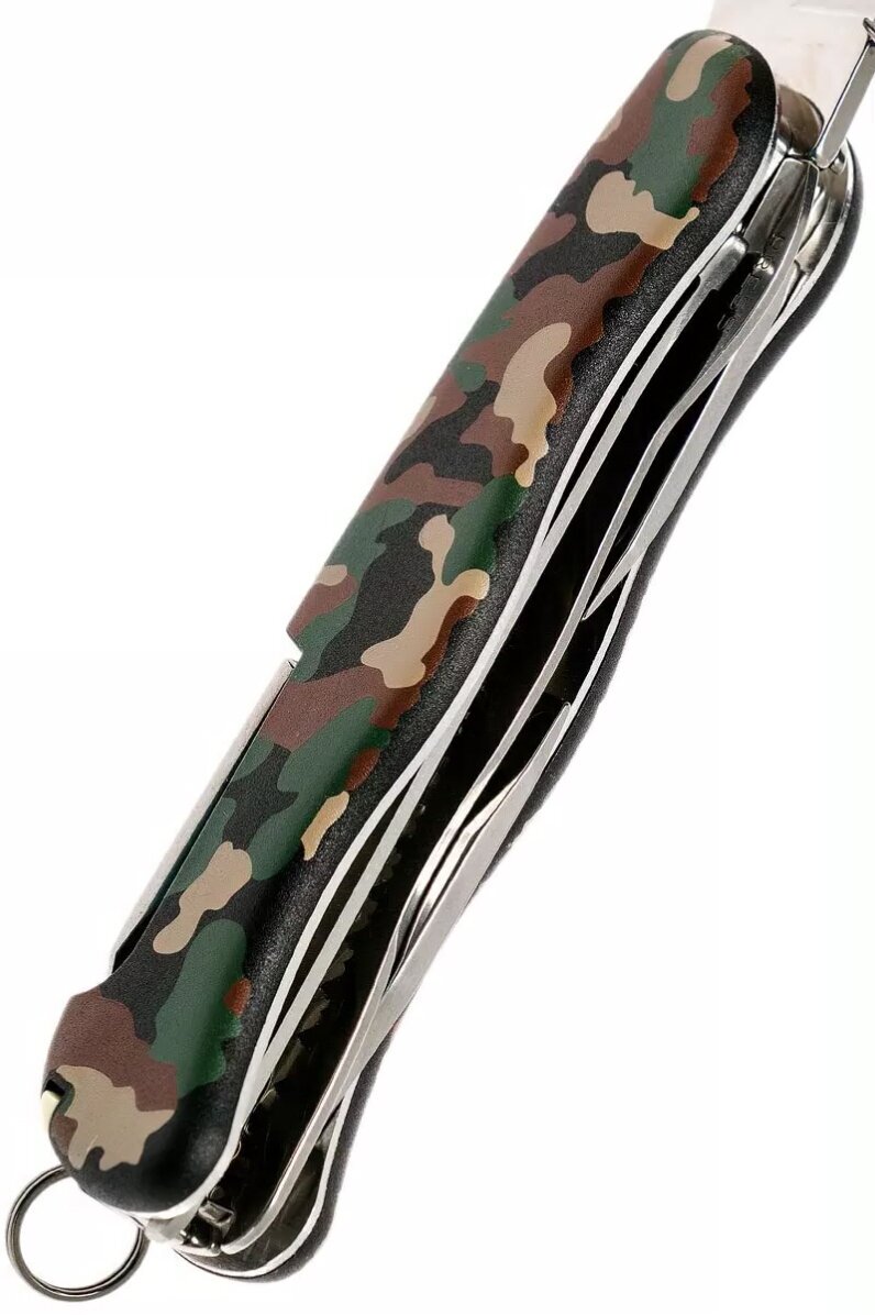 Нож перочинный Victorinox Trailmaster (0.8463.MW94) 111мм 12функций камуфляж карт.коробка - фото №7