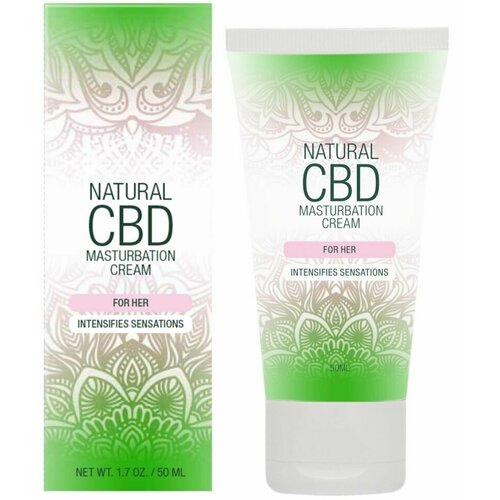 Крем для мастурбации для женщин Natural CBD Masturbation Cream For Her - 50 мл. крем для мастурбации для женщин cbd from amsterdam masturbation cream for her 50 мл цвет не указан