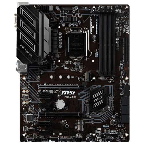 фото Материнская плата msi z390-a pro (lga1151v2, atx)