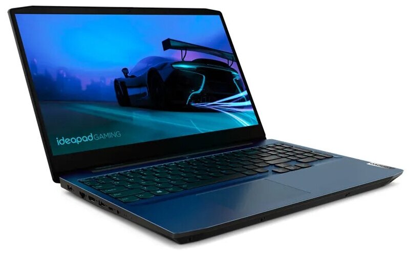 Ноутбук Lenovo IdeaPad Gaming 3 15ARH05 AMD Ryzen 5 4600H 3000MHz1561920x10808GB512GB SSDNVIDIA GeForce GTX 1650 4GBWindows 10 Home 82EY00BFRU Blue