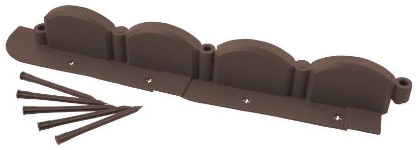 GRINDA Волна, 9 х 256 см, коричневый, декоративный бордюр (422229)