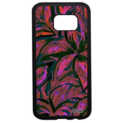 фото Чехол на galaxy s7, "цветочный узор" бутон акварель utaupia