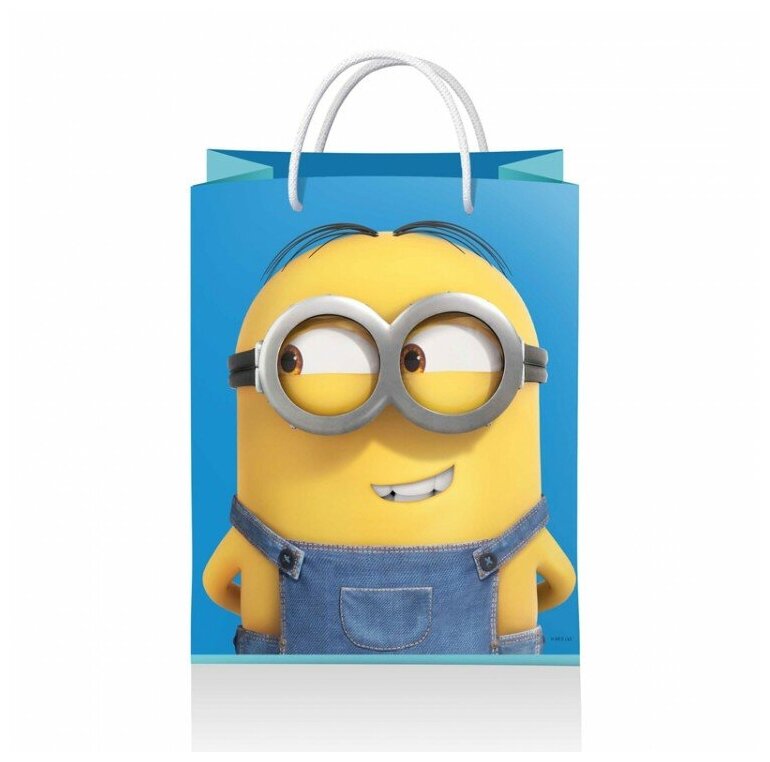 Пакет подарочный ND Play Minions 2 3D дизайн 22х31х10 см