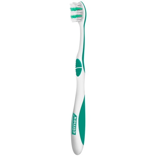 Купить Зубная щетка Elmex Сенситив для чувствительных зубов, мягкая, белый/зеленый, Зубные щетки