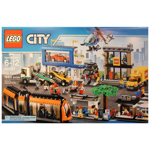 конструктор lego city 60271 городская площадь LEGO City 60097 Городская площадь, 1683 дет.