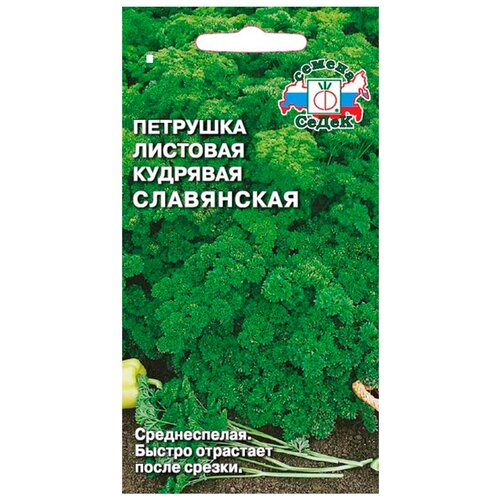 Семена СеДек Петрушка листовая кудрявая Славянская гренки добрынов со вкусом томатов и зелени 100 г