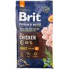 Сухой корм для собак Brit Premium by Nature, курица (для средних пород) - изображение