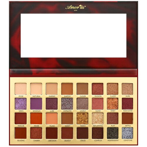 Amor us, Палетка теней 32 оттенка FEMME FATALE