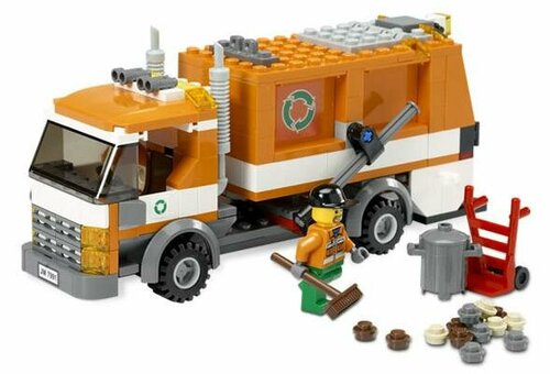 Конструктор LEGO Лего 7991 Мусоровоз