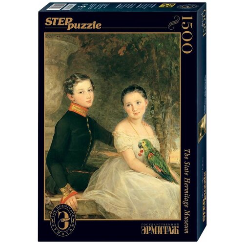 Пазл Step puzzle Русские музеи Дети с попугаем (83208), 1500 дет.