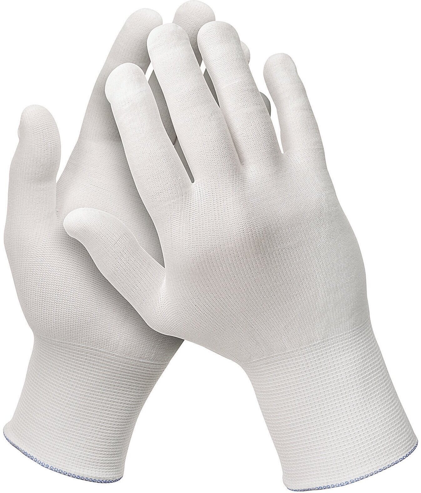 Нейлоновые перчатки ( инспекционные ) KLEENGUARD™ G35 White Nylon для проверки поверхности на предмет отсутствия дефектов