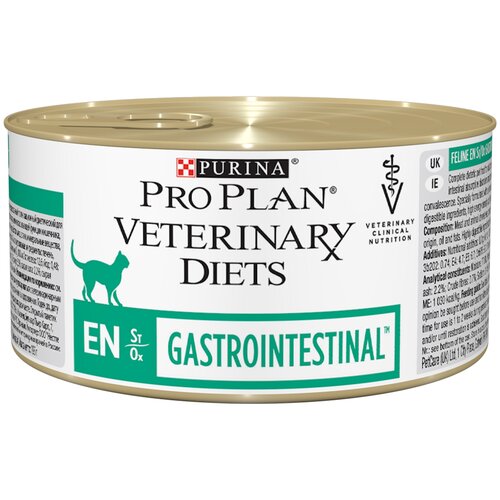Влажный корм для кошек и котят Pro Plan Veterinary Diets EN St/Ox при расстройствах пищеварения 6 шт. х 195 г (мусс)