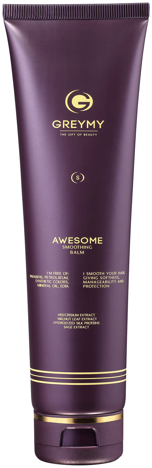 GREYMY Крем-бальзам для волос Awesome Smoothing Balm, 150 мл