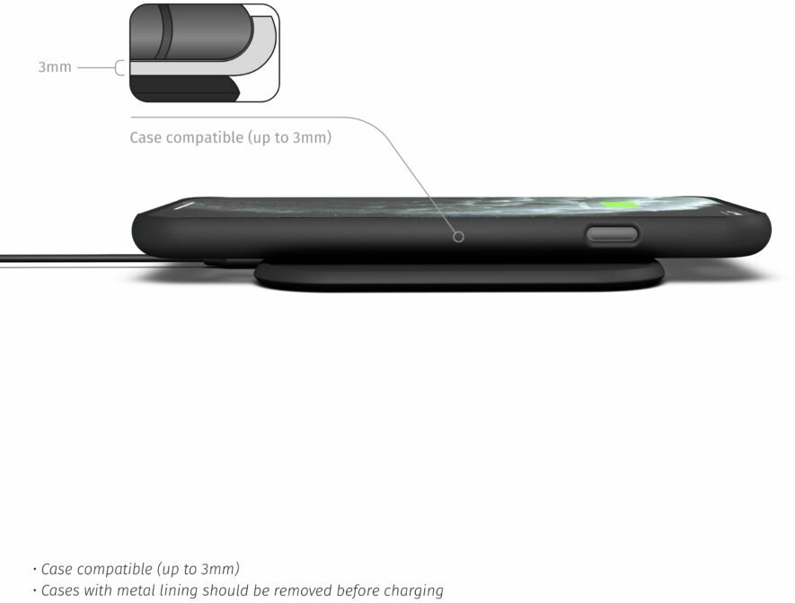 Беспроводное зарядное устройство Zens Single Wireless Charger, с поддержкой Qi. 10Вт, Черный, ZESC12BPD/00 - фото №17