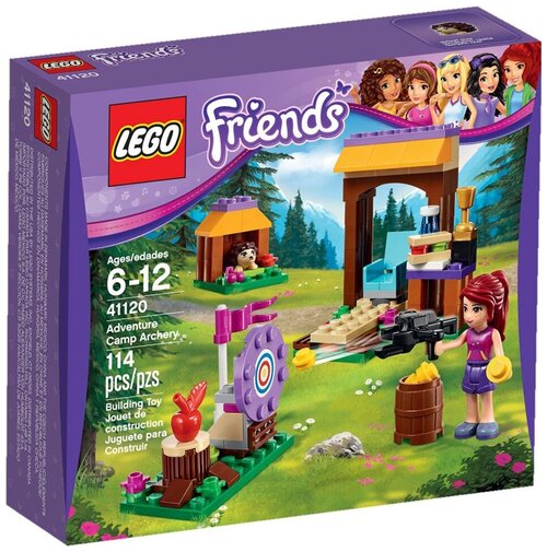 Конструктор LEGO Friends 41120 Стрельба из лука в лагере, 114 дет.