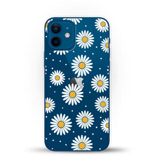 фото Силиконовый чехол ромашки на apple iphone 12 mini andy & paul
