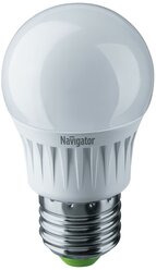 Лампа светодиодная Navigator 94469, E27, G45, 7 Вт, 4000 К